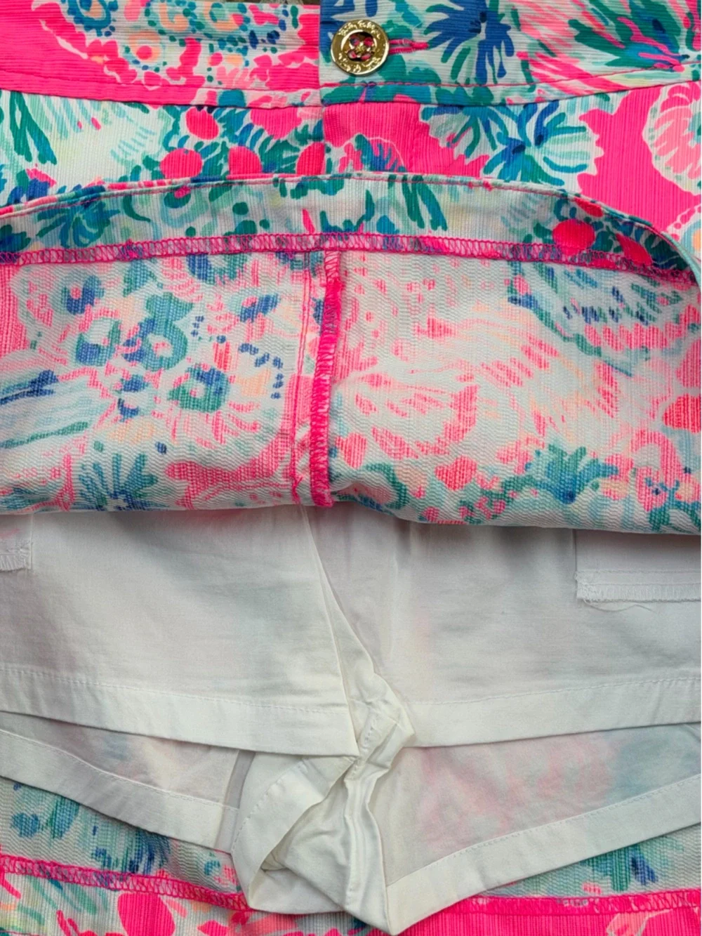 Lilly Pulitzer Lorelie Tiki Pink Gypsie Skort Perfect Golf Beach NWOT Size 4